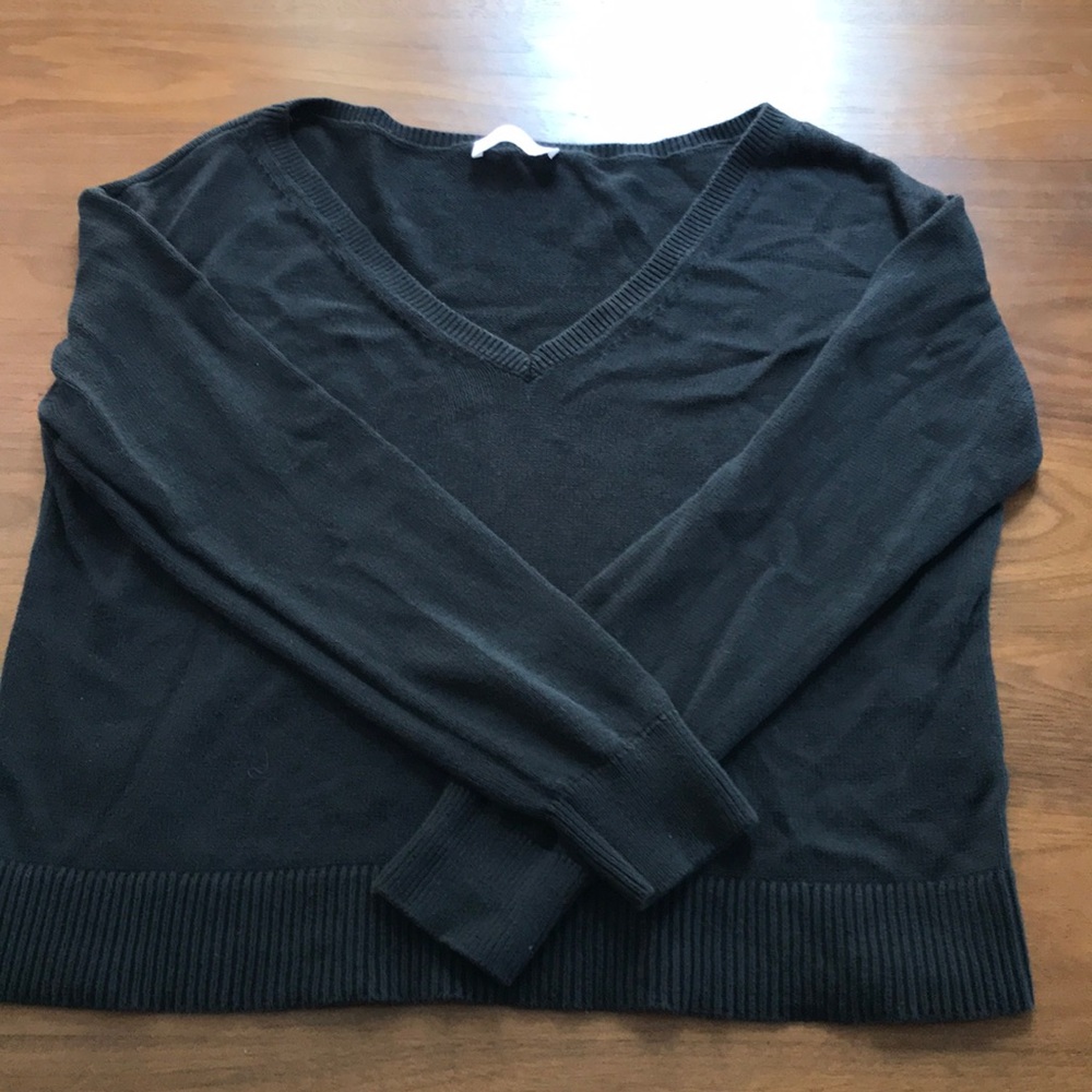 Everlane v-neck cotton sweater